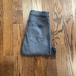 Banana Republic High-Rise Skinny Gray Jeans Sz 0🖤BOGO